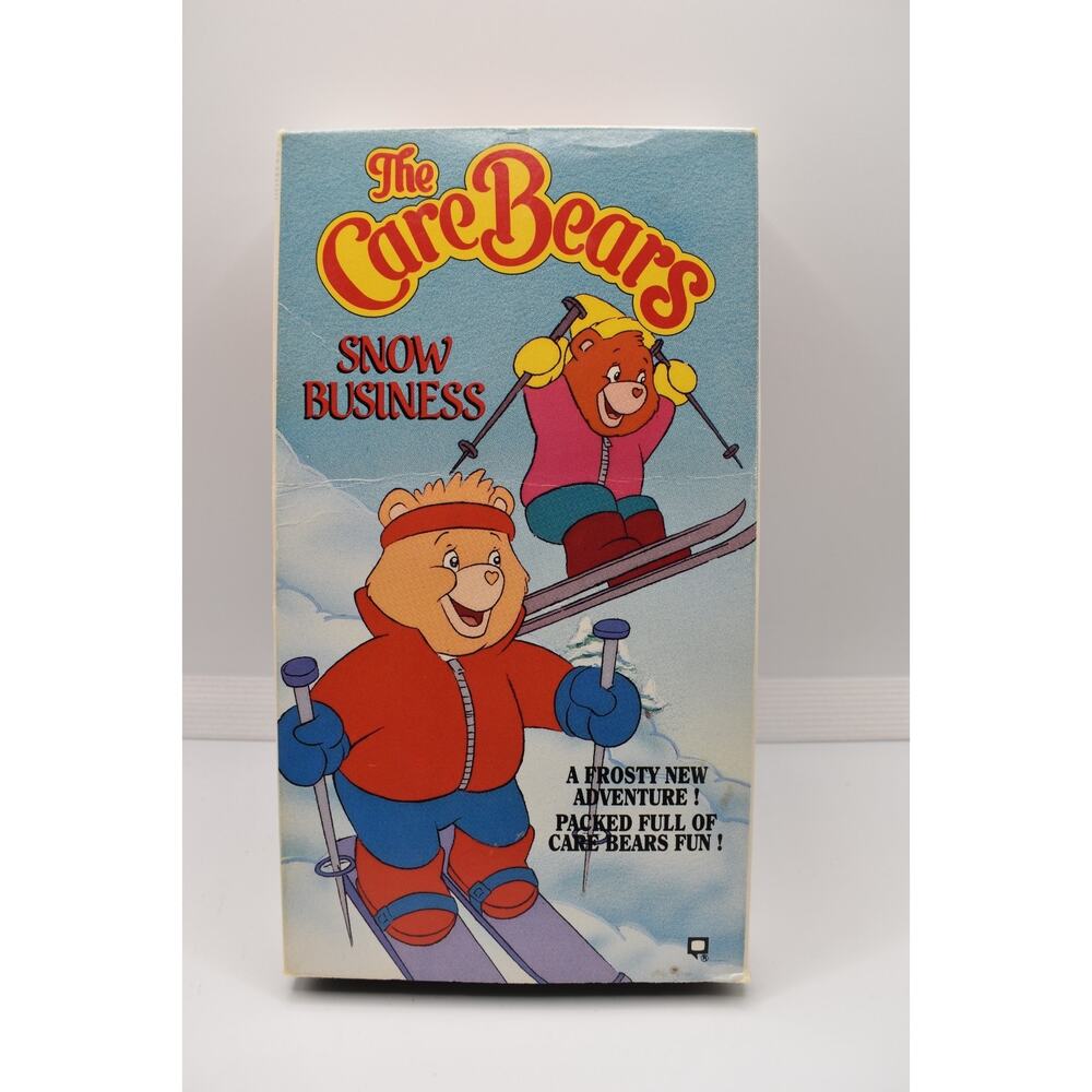 Vintage The Care Bears SNOW BUSINESS MOVIE VHS VIDEO 1980's Cartoon